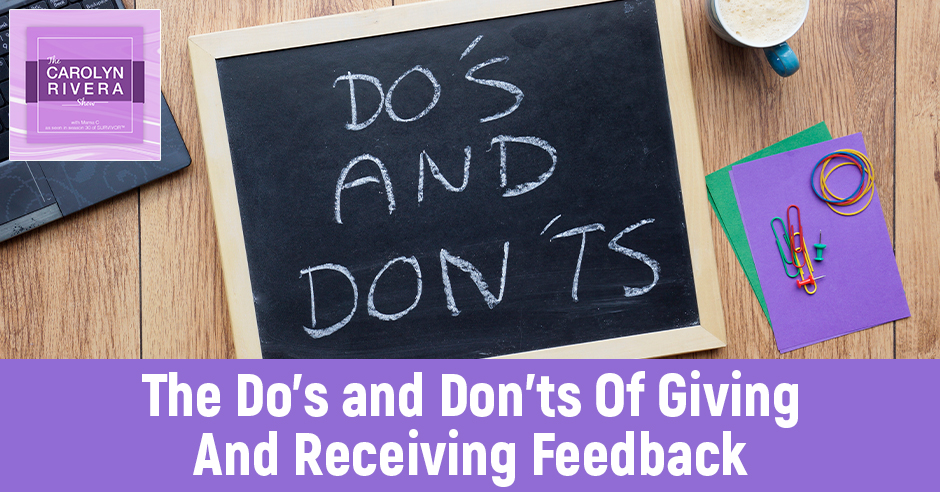 CRS 50 | Giving And Receiving Feedback